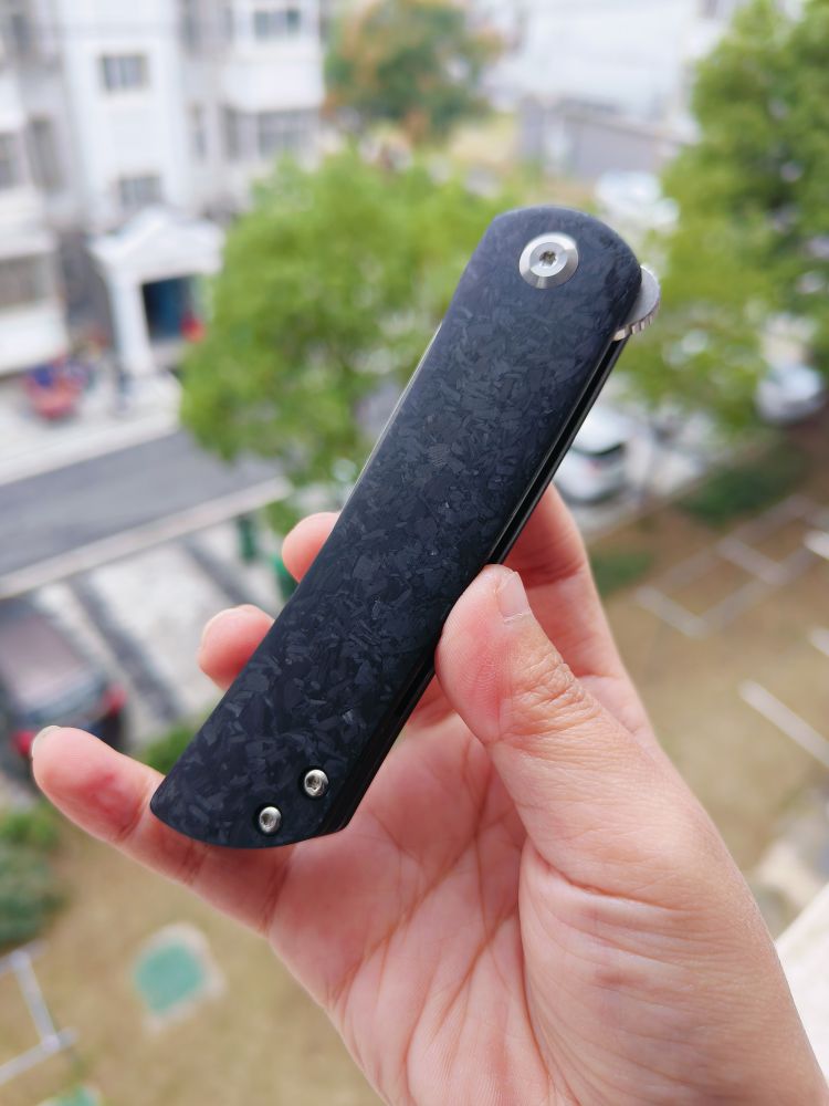 🚫 Kansept Knives Weasel 154CM钢 碳纤维柄 T2020A3