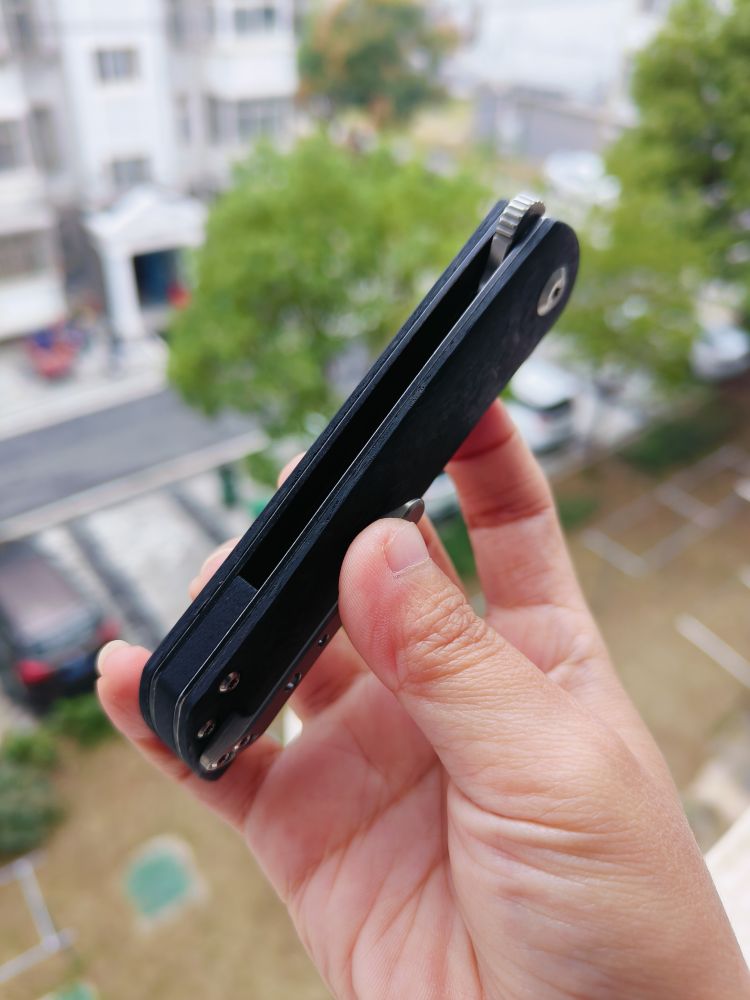 🚫 Kansept Knives Weasel 154CM钢 碳纤维柄 T2020A3