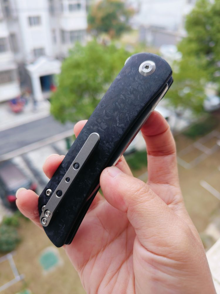 🚫 Kansept Knives Weasel 154CM钢 碳纤维柄 T2020A3