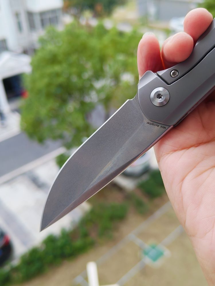 🚫 Kansept Knives Mini Accipiter S35VN钢 钛合金+米卡塔柄 K2007A1