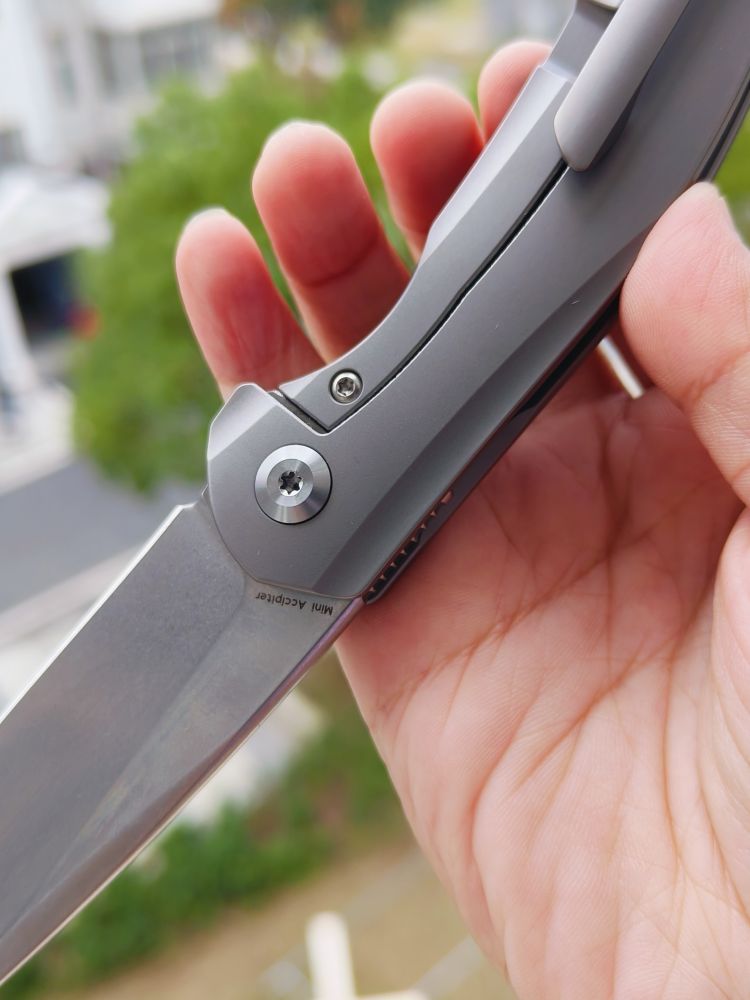 🚫 Kansept Knives Mini Accipiter S35VN钢 钛合金+米卡塔柄 K2007A1