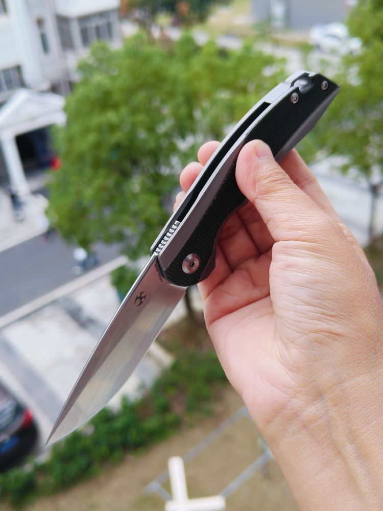 🚫 Kansept Knives Mini Accipiter S35VN钢 钛合金+米卡塔柄 K2007A1