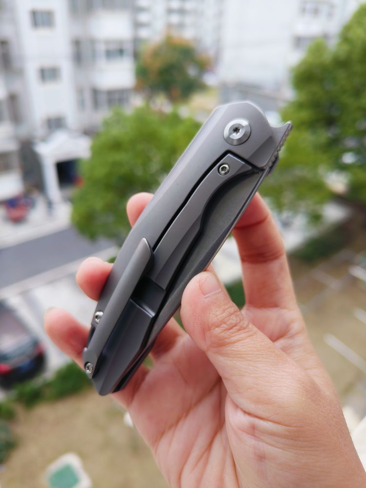 🚫 Kansept Knives Mini Accipiter S35VN钢 钛合金+米卡塔柄 K2007A1