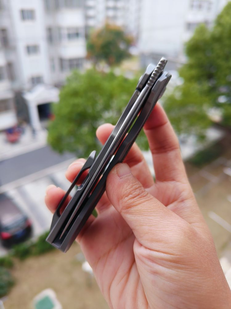 🚫 Kansept Knives Mini Accipiter S35VN钢 钛合金+米卡塔柄 K2007A1