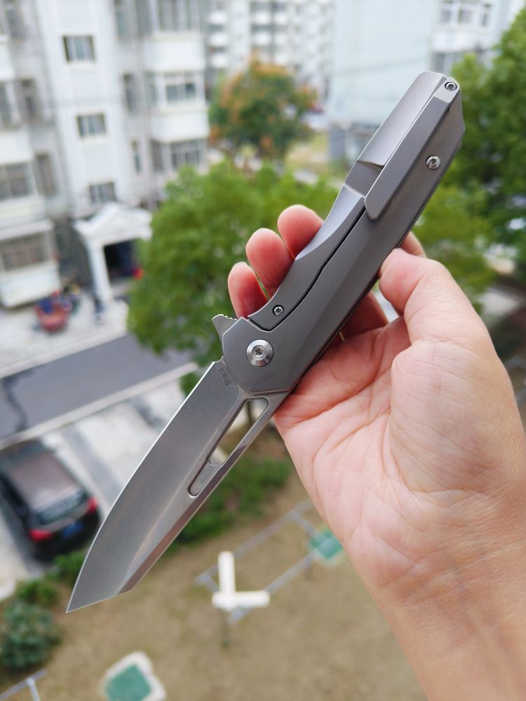 🚫 Kansept Knives Shard S35VN钢 钛合金+碳纤维柄 K1006A5