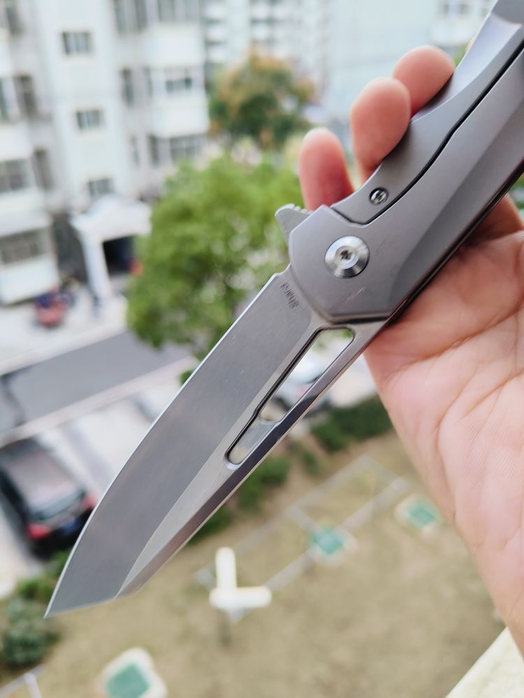 🚫 Kansept Knives Shard S35VN钢 钛合金+碳纤维柄 K1006A5