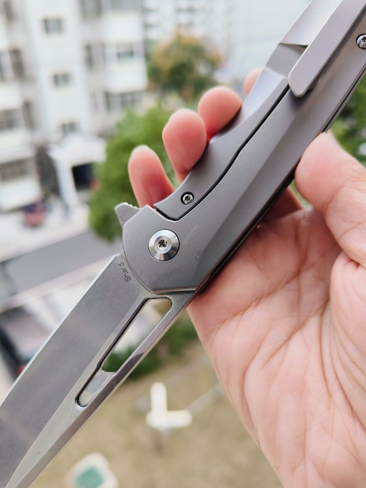 🚫 Kansept Knives Shard S35VN钢 钛合金+碳纤维柄 K1006A5