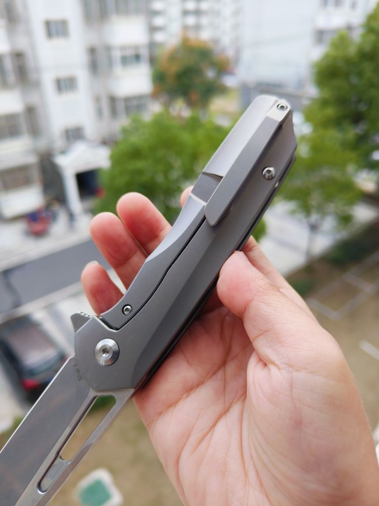 🚫 Kansept Knives Shard S35VN钢 钛合金+碳纤维柄 K1006A5