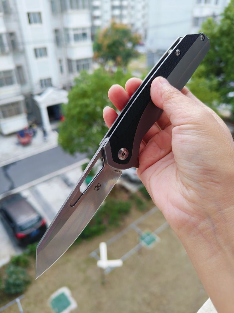 🚫 Kansept Knives Shard S35VN钢 钛合金+碳纤维柄 K1006A5