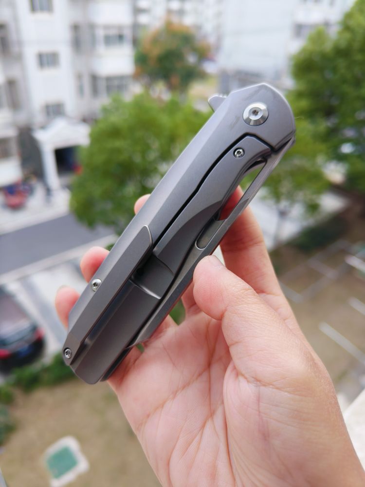 🚫 Kansept Knives Shard S35VN钢 钛合金+碳纤维柄 K1006A5
