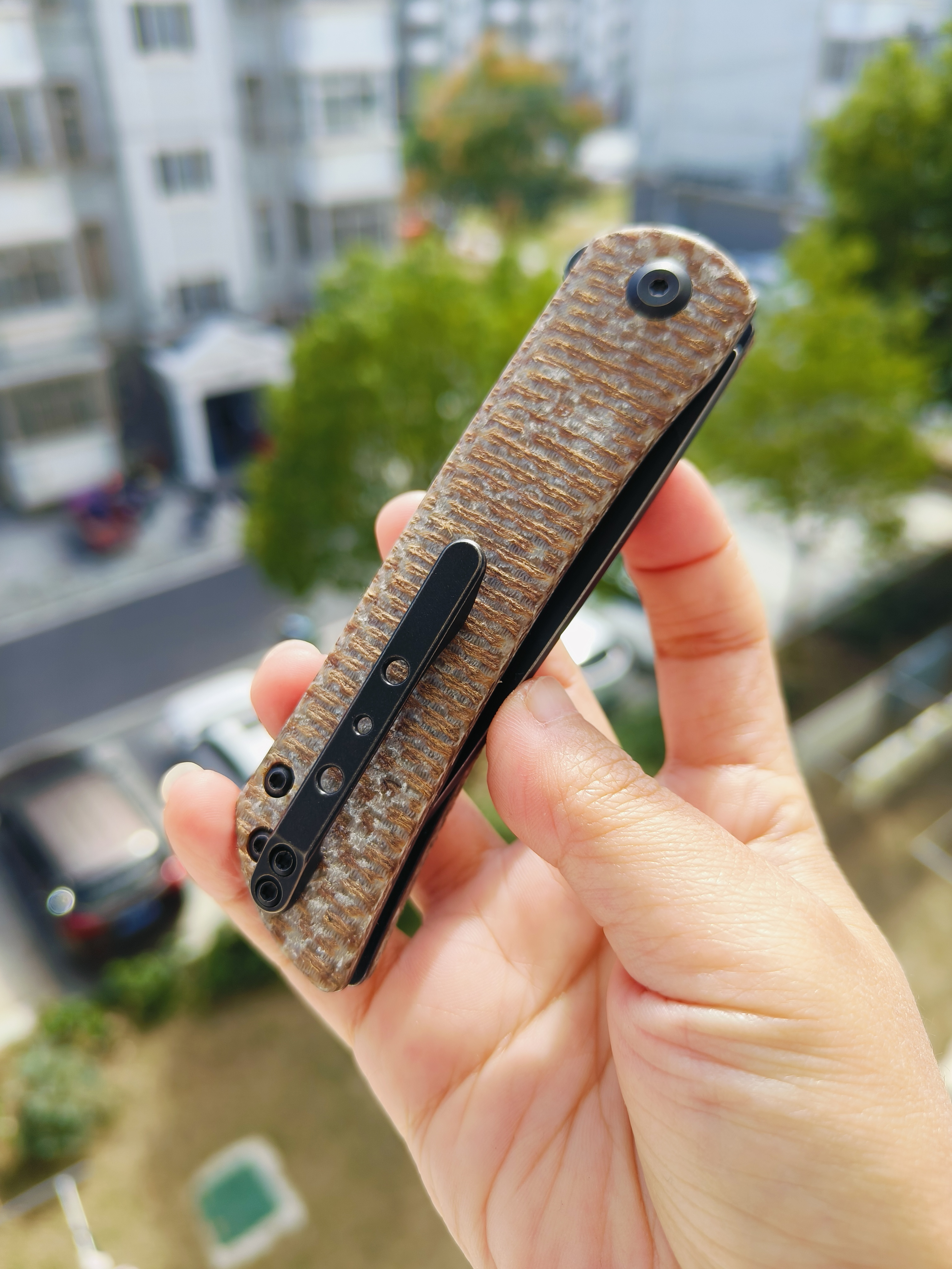 【售完】Kansept Knives 154CM钢 米卡塔柄 T2020A5 原价 428 特价 245