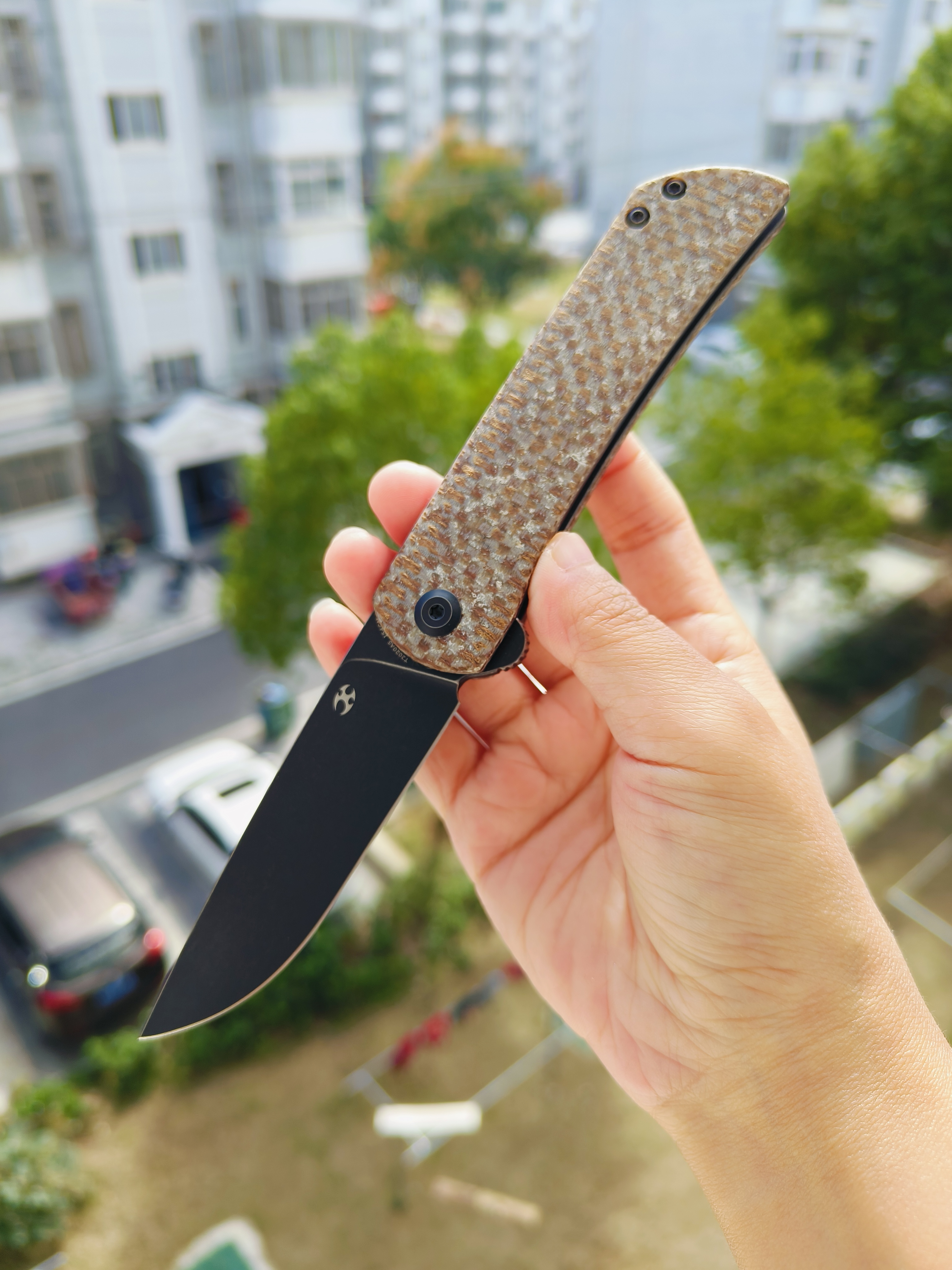 【售完】Kansept Knives 154CM钢 米卡塔柄 T2020A5 原价 428 特价 245