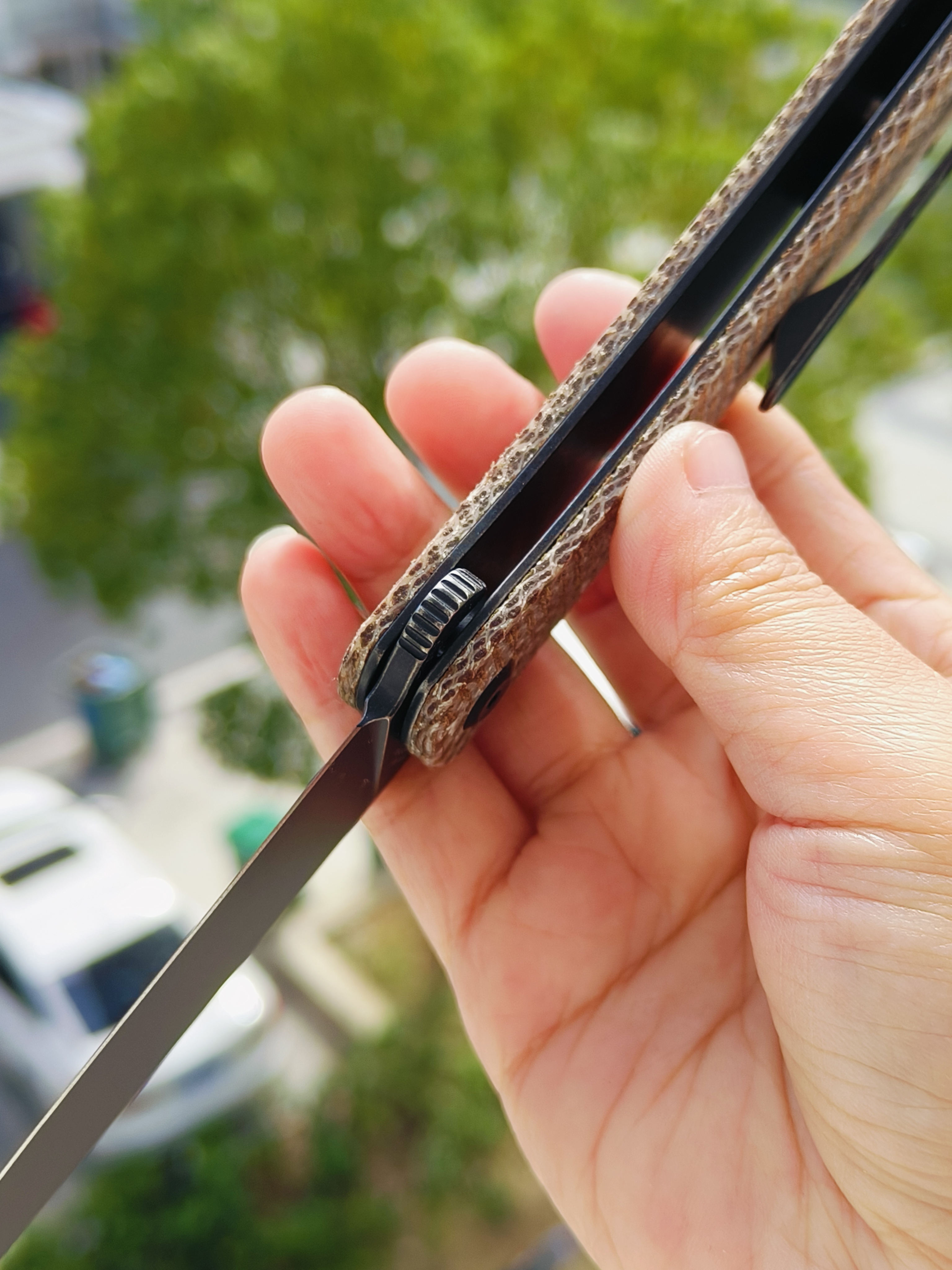 【售完】Kansept Knives 154CM钢 米卡塔柄 T2020A5 原价 428 特价 245
