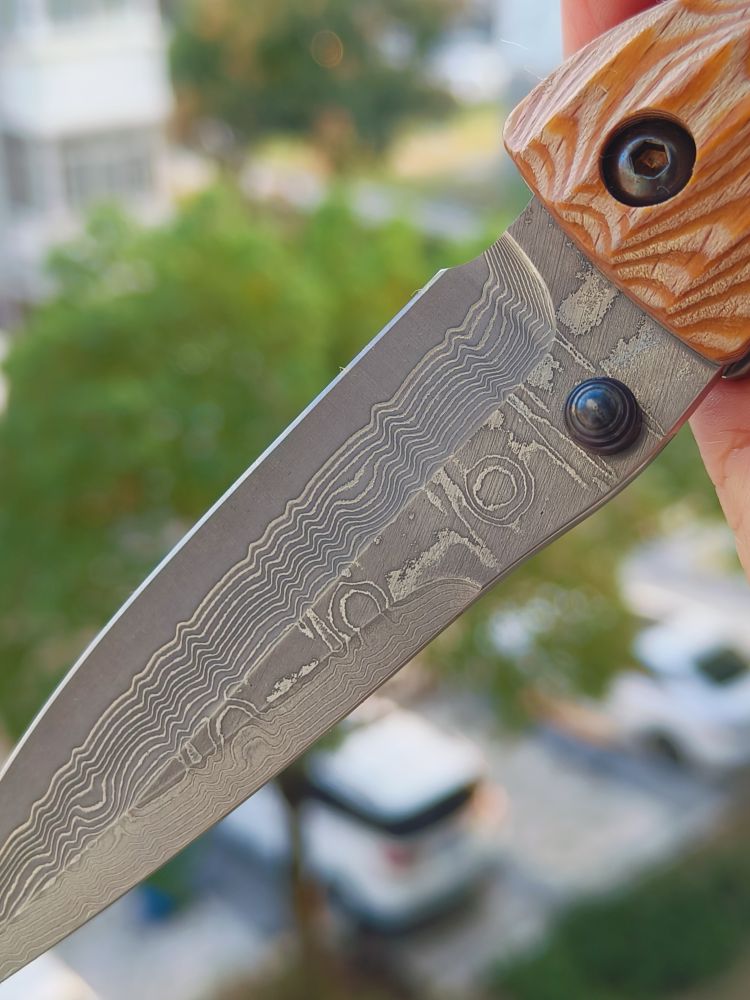 Mcusta Knives 大马士革钢 黄紫檀木柄 MC-0182D 丰臣秀吉 1150