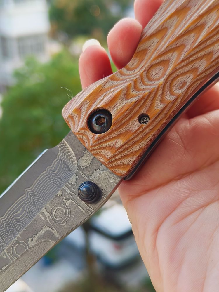 Mcusta Knives 大马士革钢 黄紫檀木柄 MC-0182D 丰臣秀吉 1150