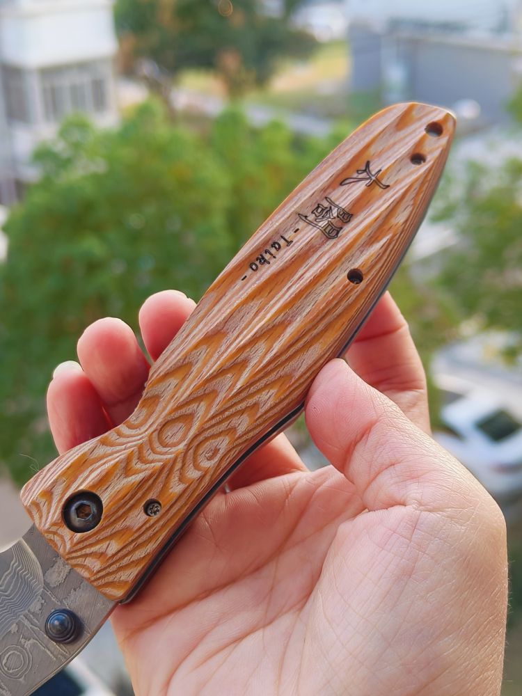 Mcusta Knives 大马士革钢 黄紫檀木柄 MC-0182D 丰臣秀吉 1150