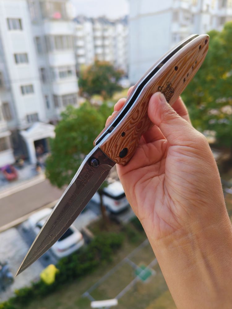 Mcusta Knives 大马士革钢 黄紫檀木柄 MC-0182D 丰臣秀吉 1150