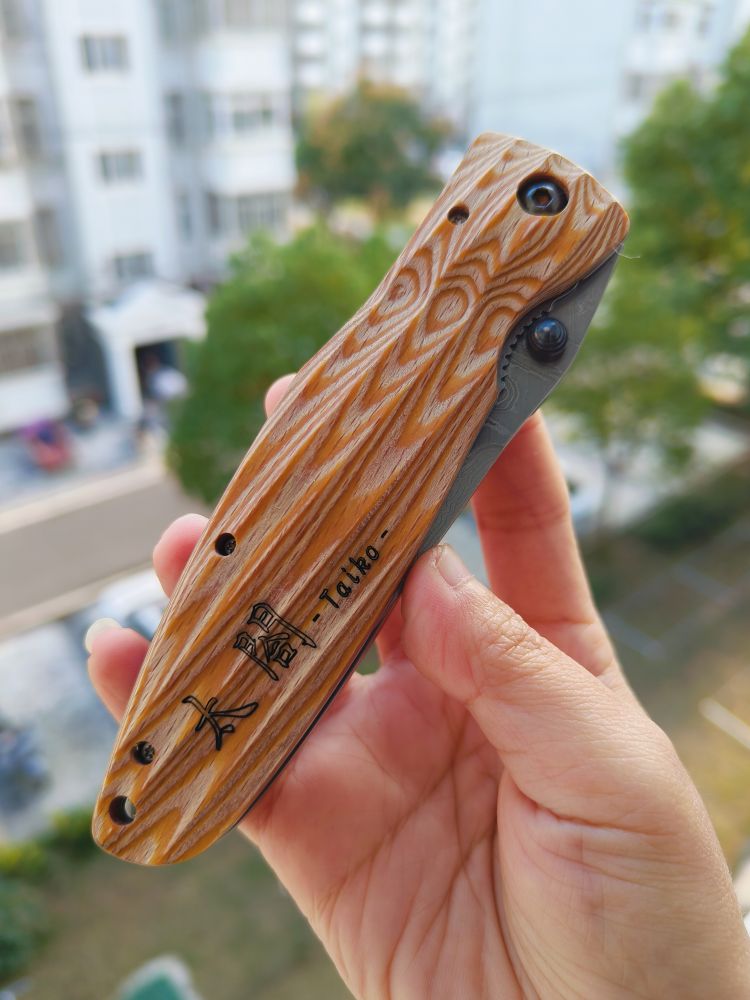 Mcusta Knives 大马士革钢 黄紫檀木柄 MC-0182D 丰臣秀吉 1150