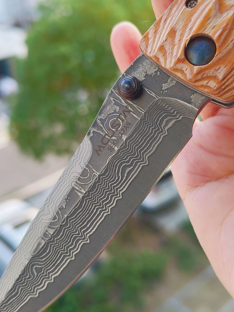 Mcusta Knives 大马士革钢 黄紫檀木柄 MC-0182D 丰臣秀吉 1150