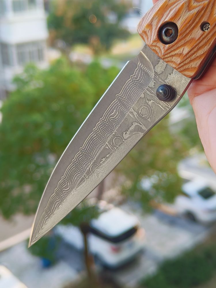 Mcusta Knives 大马士革钢 黄紫檀木柄 MC-0182D 丰臣秀吉 1150