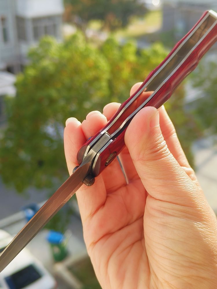 Mcusta Knives 大马士革钢 可耐力木柄 MC-0075D 1050