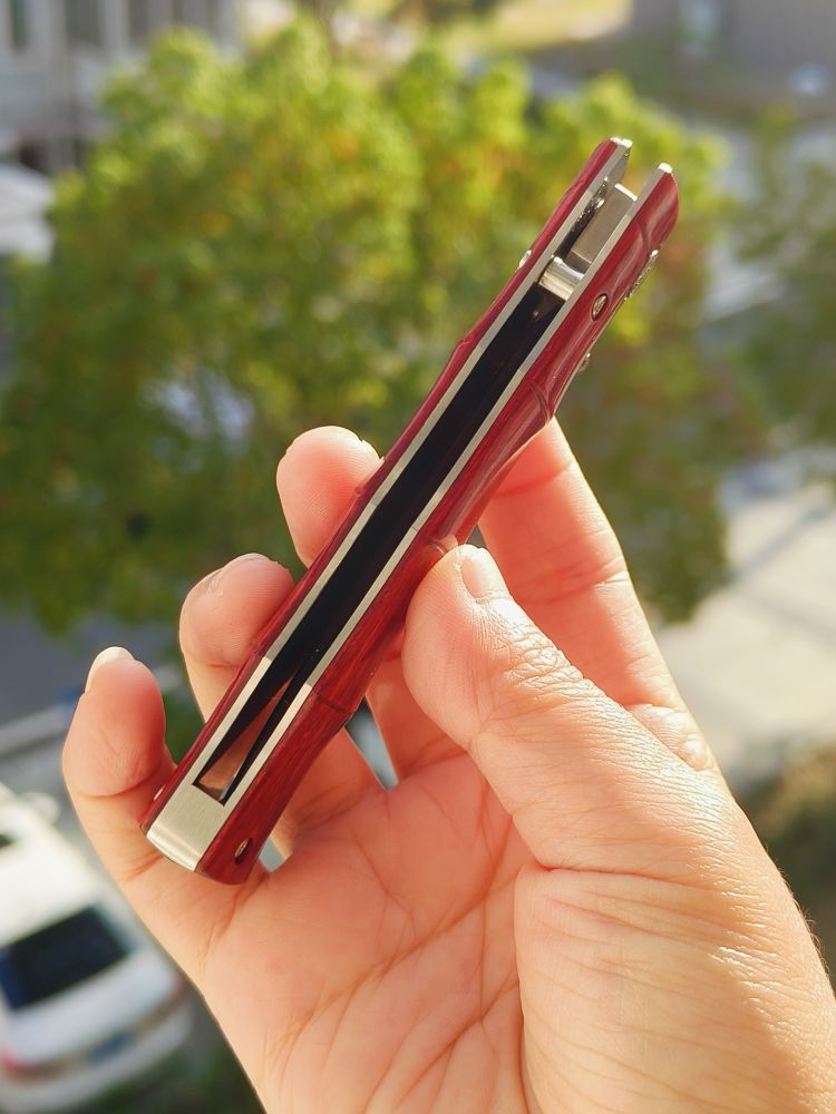 Mcusta Knives 大马士革钢 可耐力木柄 MC-0075D 1050