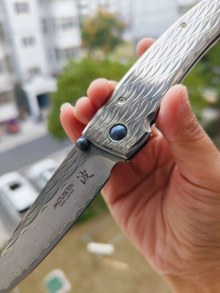 Mcusta Knives 大马士革钢 不锈钢柄 MC-0112D 波（大）900