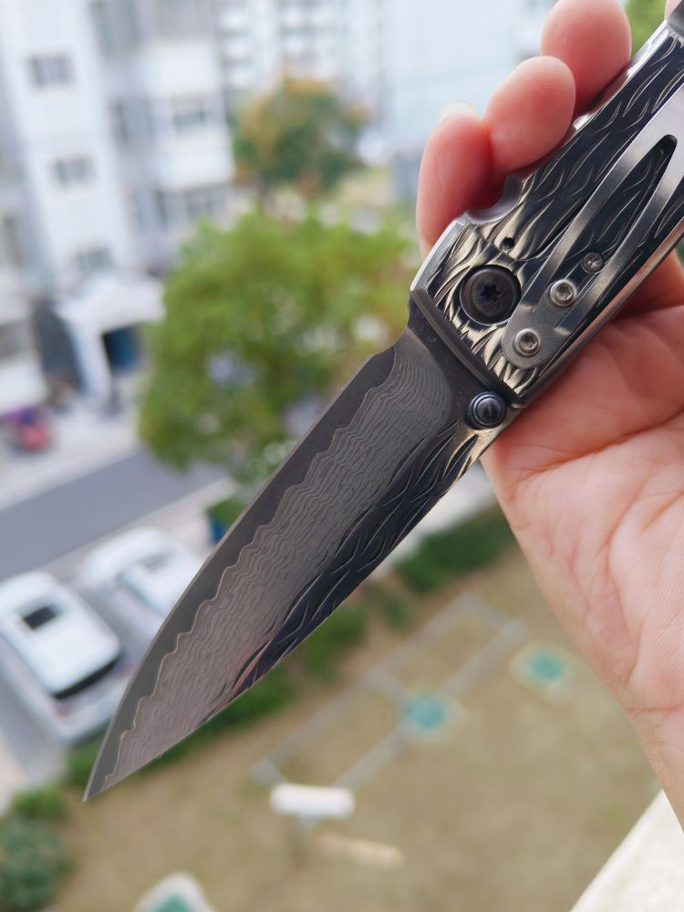 Mcusta Knives 大马士革钢 不锈钢柄 MC-0112D 波（大）900