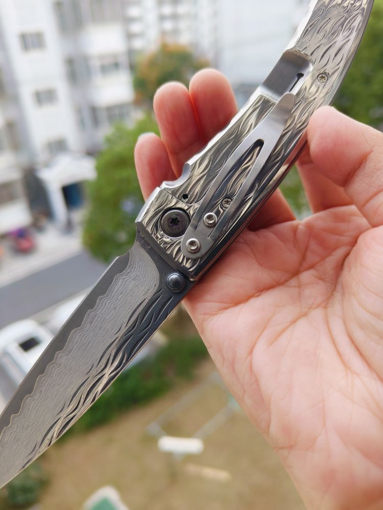 Mcusta Knives 大马士革钢 不锈钢柄 MC-0112D 波（大）900