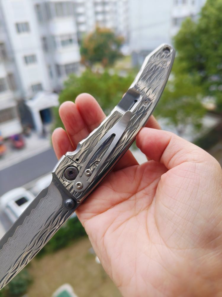 Mcusta Knives 大马士革钢 不锈钢柄 MC-0112D 波（大）900