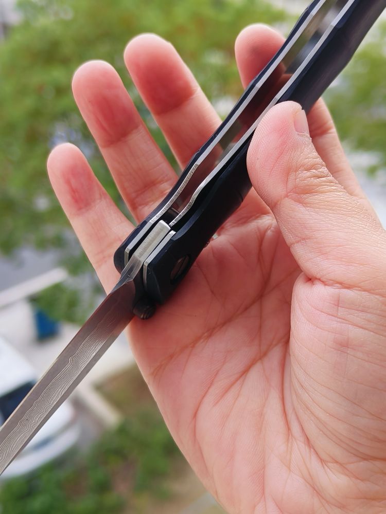 Mcusta Knives 大马士革钢 黑紫檀木柄 MC-0076DP 1050