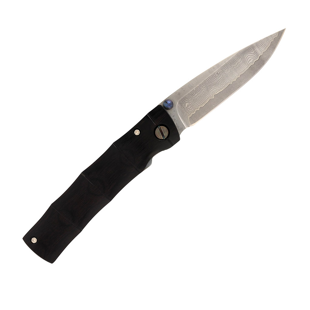 Mcusta Knives 大马士革钢 黑紫檀木柄 MC-0076DP 1050