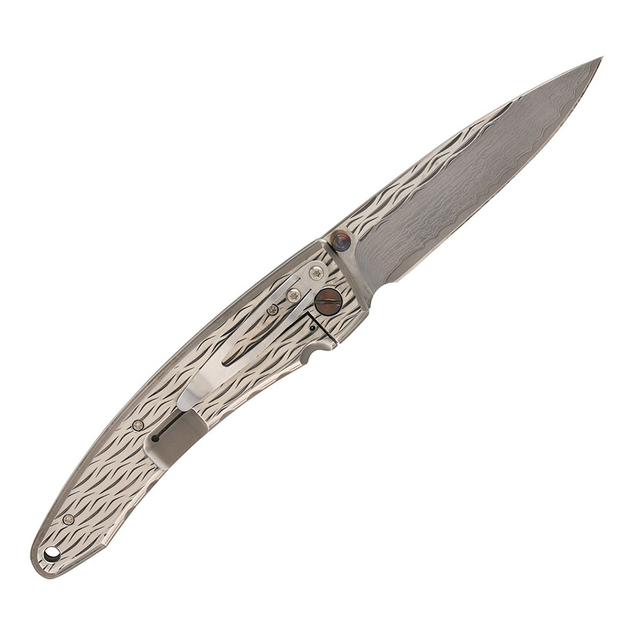 Mcusta Knives 大马士革钢 不锈钢柄 MC-0112D 波（大）900