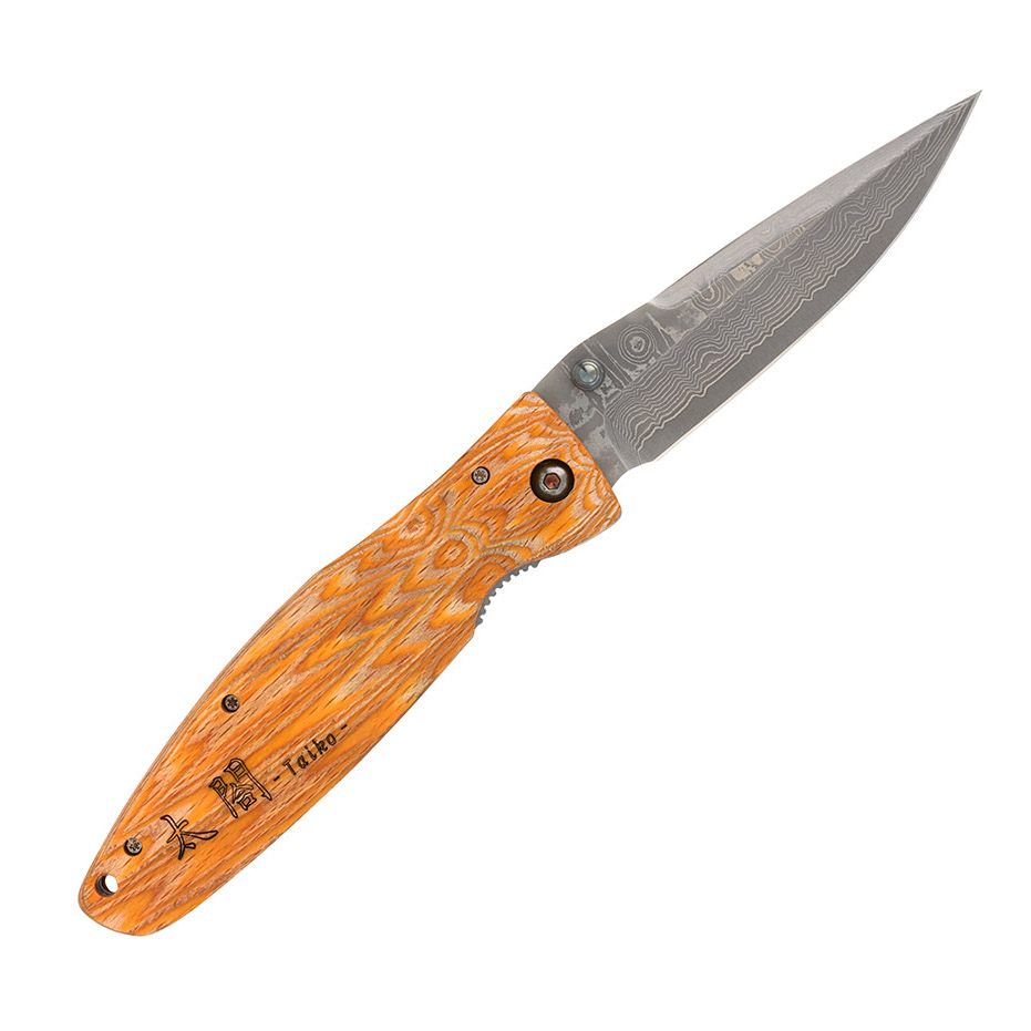 Mcusta Knives 大马士革钢 黄紫檀木柄 MC-0182D 丰臣秀吉 1150