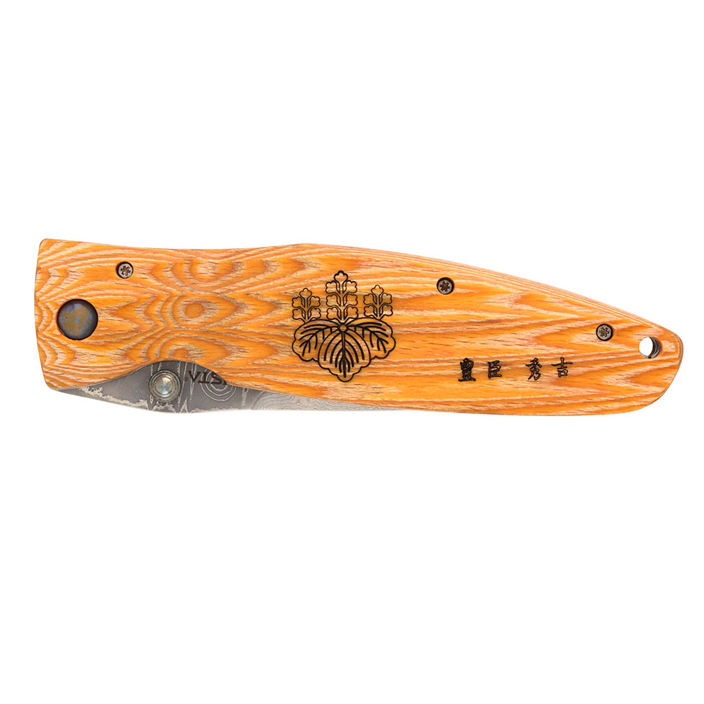 Mcusta Knives 大马士革钢 黄紫檀木柄 MC-0182D 丰臣秀吉 1150