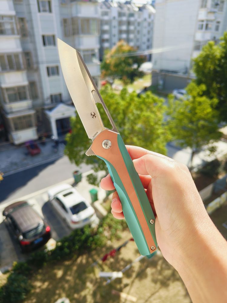 【售完】Kansept Knives Shard S35VN钢 钛合金柄 K1006A6 绿色