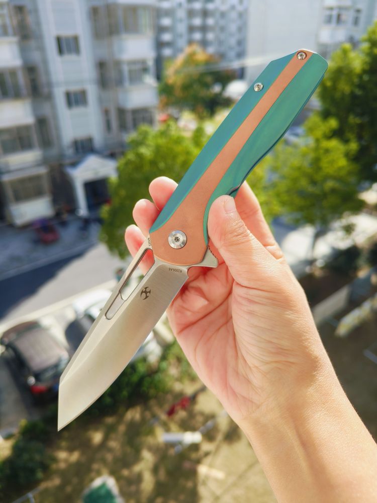 【售完】Kansept Knives Shard S35VN钢 钛合金柄 K1006A6 绿色