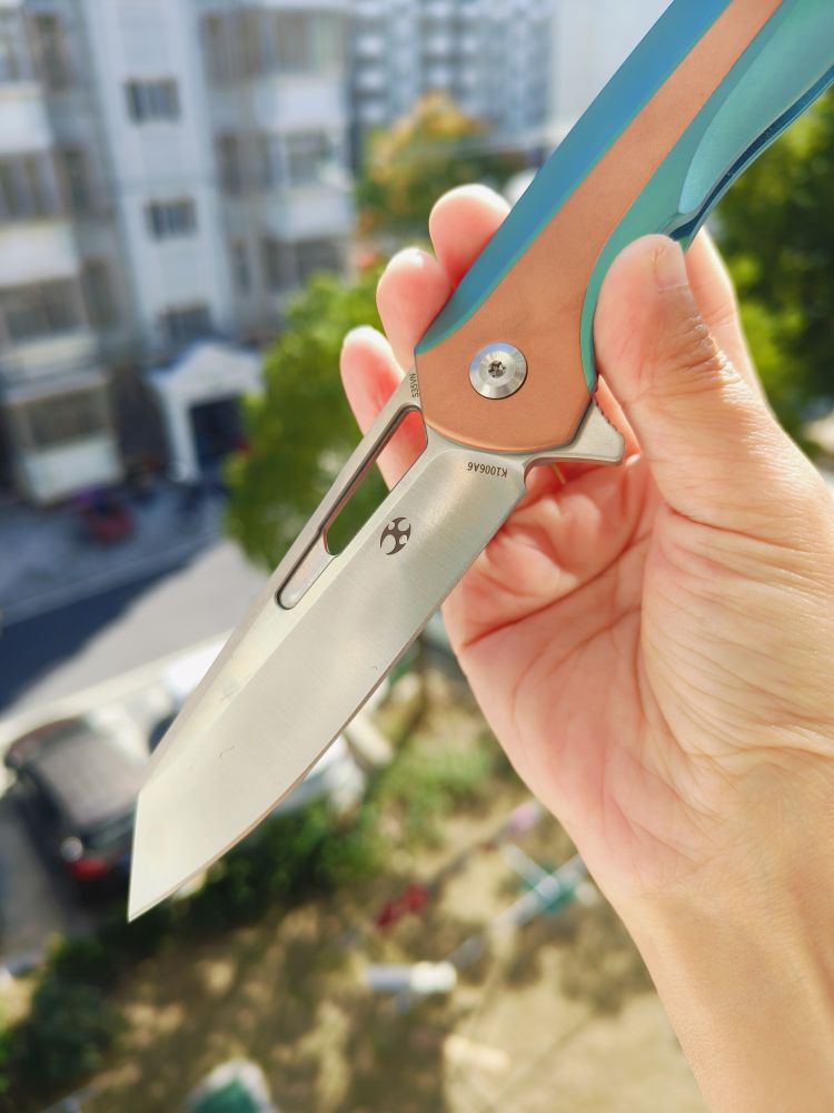 【售完】Kansept Knives Shard S35VN钢 钛合金柄 K1006A6 绿色