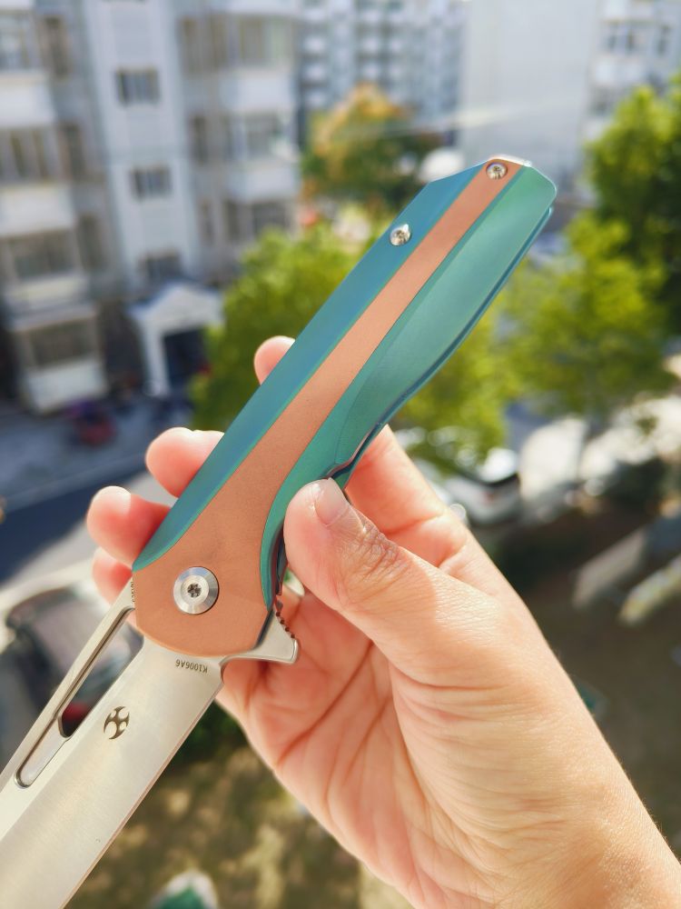【售完】Kansept Knives Shard S35VN钢 钛合金柄 K1006A6 绿色