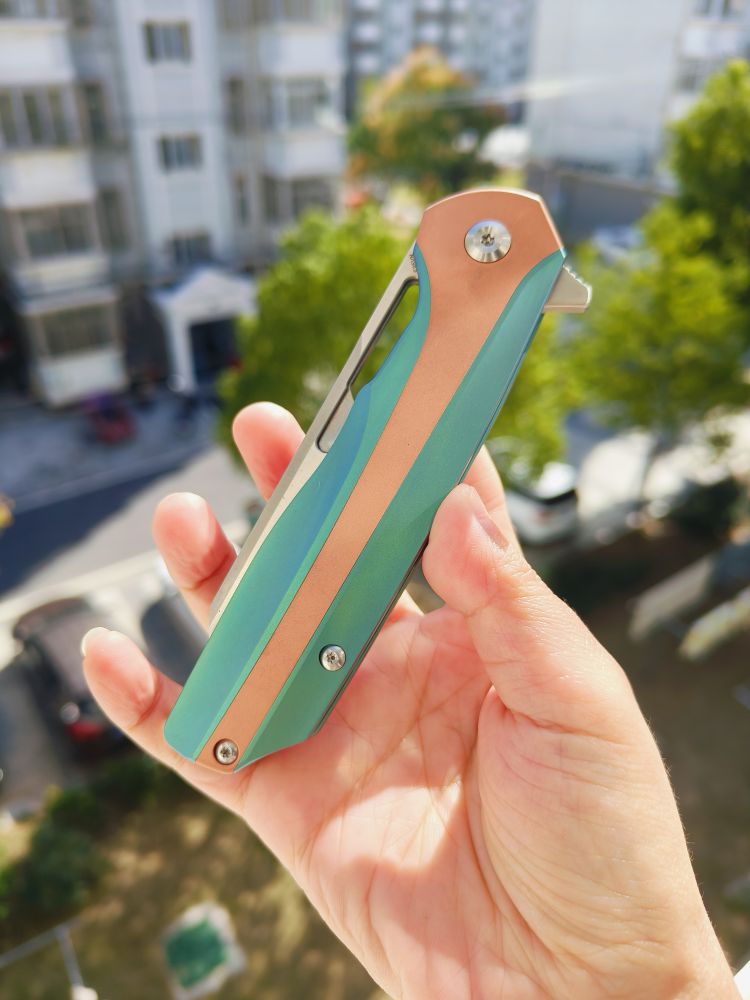 【售完】Kansept Knives Shard S35VN钢 钛合金柄 K1006A6 绿色