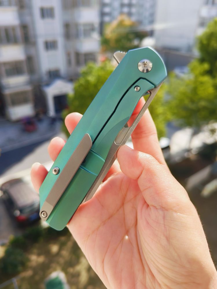 【售完】Kansept Knives Shard S35VN钢 钛合金柄 K1006A6 绿色