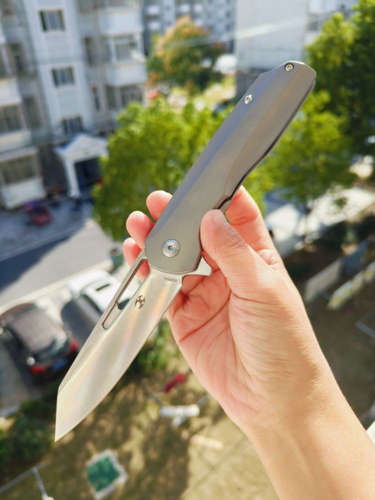 【售完】 Kansept Knives Shard S35VN钢 钛合金柄 K1006A1 原色 原价1380 特惠599