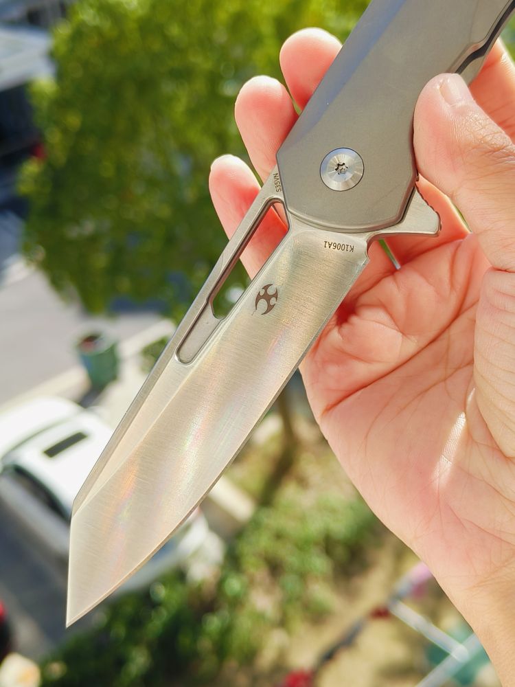 【售完】 Kansept Knives Shard S35VN钢 钛合金柄 K1006A1 原色 原价1380 特惠599