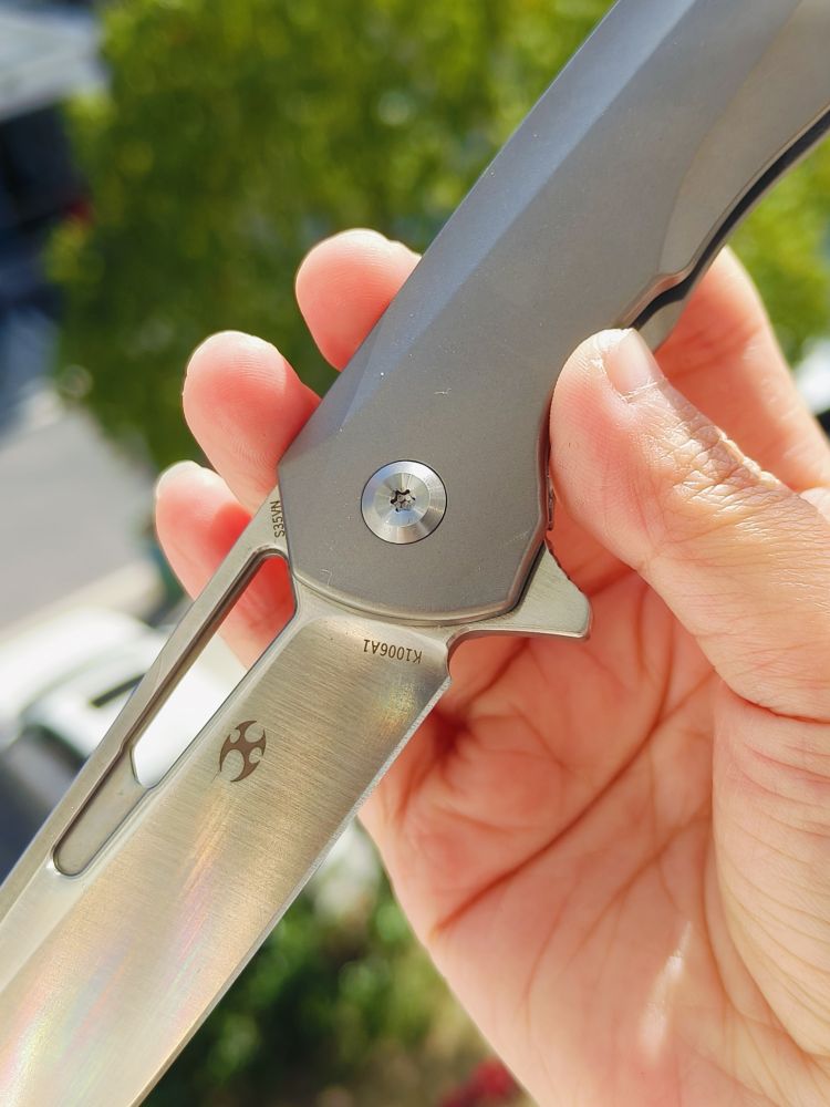 【售完】 Kansept Knives Shard S35VN钢 钛合金柄 K1006A1 原色 原价1380 特惠599