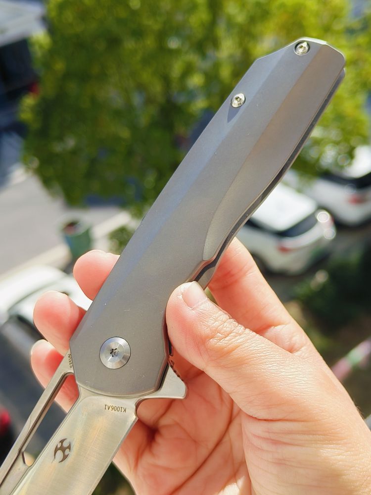 【售完】 Kansept Knives Shard S35VN钢 钛合金柄 K1006A1 原色 原价1380 特惠599