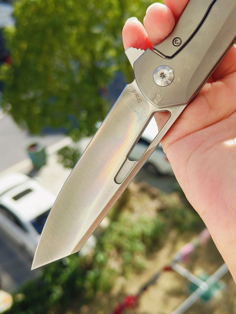 【售完】 Kansept Knives Shard S35VN钢 钛合金柄 K1006A1 原色 原价1380 特惠599