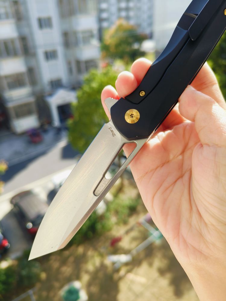 【售完】Kansept Knives Shard S35VN钢 钛合金+紫铜柄 K1006A7 黑色 原价1430 特惠650