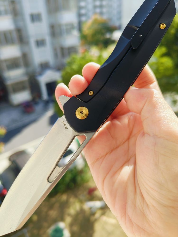 【售完】Kansept Knives Shard S35VN钢 钛合金+紫铜柄 K1006A7 黑色 原价1430 特惠650