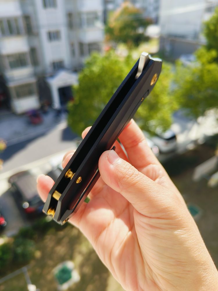 【售完】Kansept Knives Shard S35VN钢 钛合金+紫铜柄 K1006A7 黑色 原价1430 特惠650