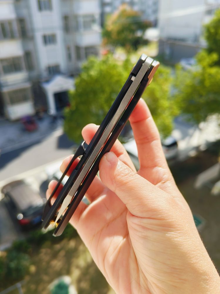 【售完】Kansept Knives Shard S35VN钢 钛合金+紫铜柄 K1006A7 黑色 原价1430 特惠650